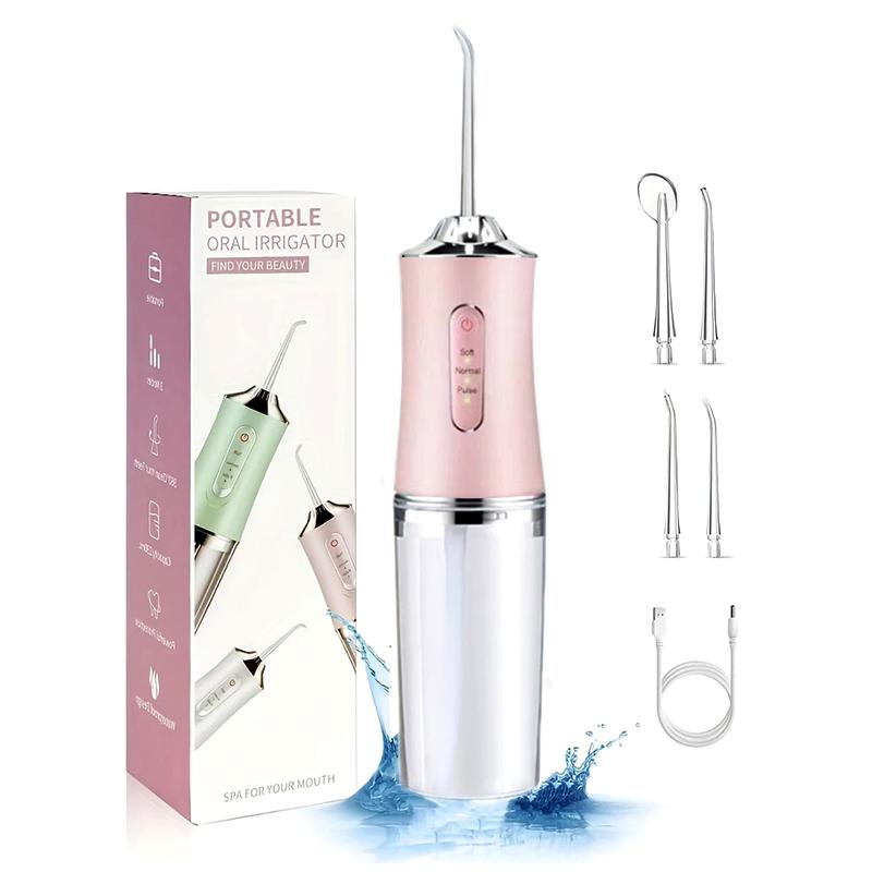 Travel Compact Oral Irrigator Dentist Suggest IPX5 Water Flosser Cordless Professional Cleaning for Sensitive Gums