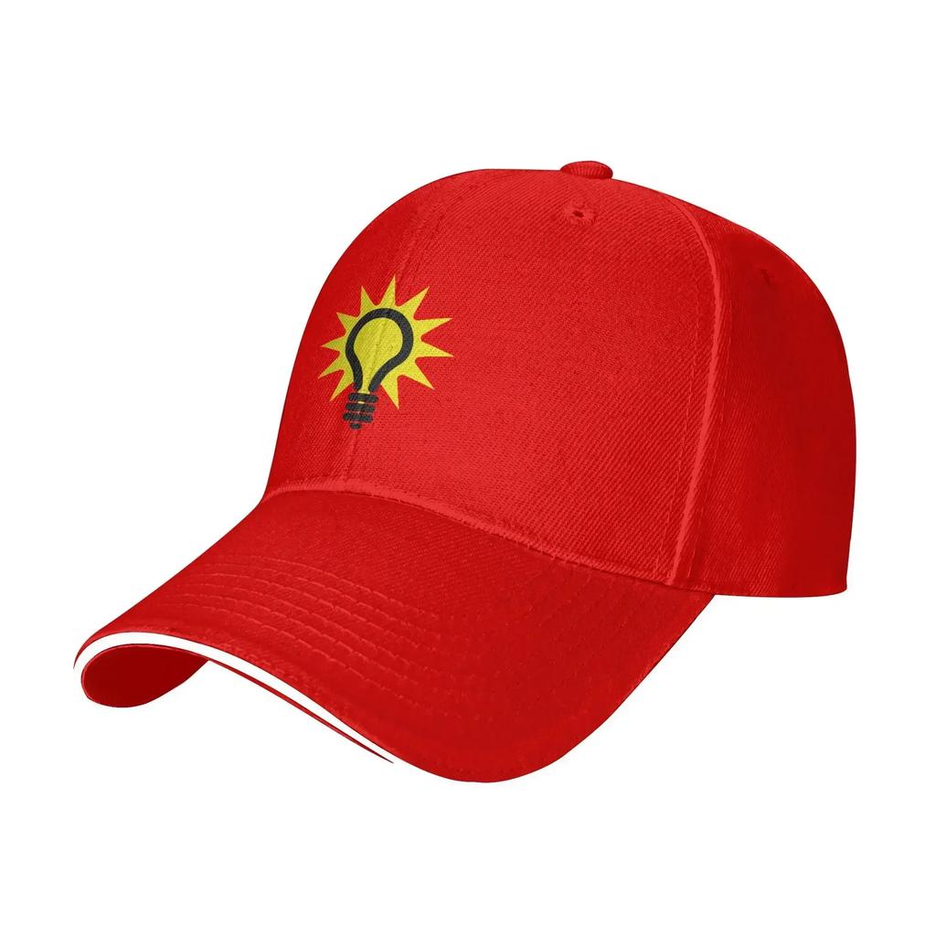 Light bulb Cap Fashion Casual Baseball Caps Adjustable Hat Hip Hop Summer Unisex Baseball Hats Customizable Polychromatic