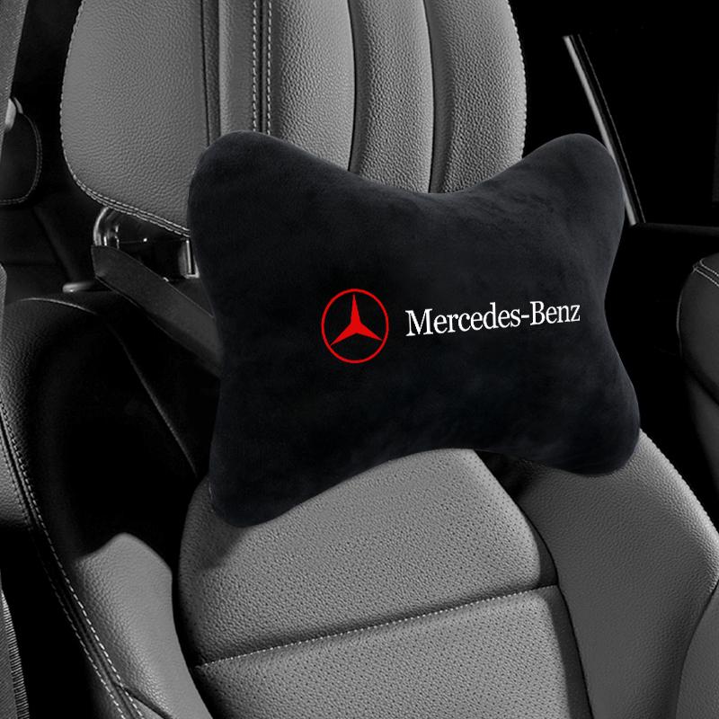 Car Headrest Neck Pillow Soft Car Neck Pillows Car interior stickers for Mercedes Benz AMG W203 W206 W220 W205 W211 W212 W201 OL8
