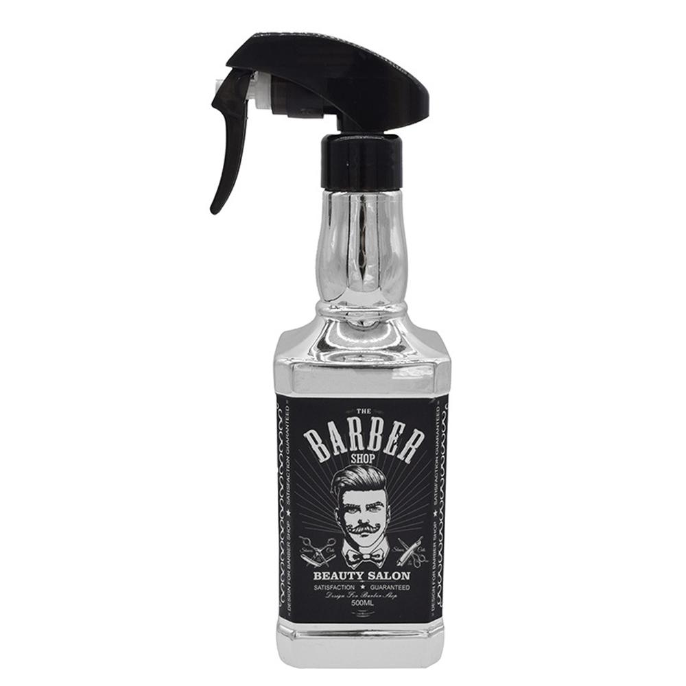 Контейнер-пульверизатор для салона 500 мл Парикмахерская бутылка-спрей Чайник с ретро-рисунком Садовая лейка Парикмахерские инструменты для укладки волос