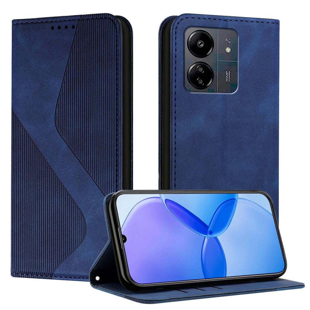 Magnetic Leather Wallet Flip Case for ZTE Blade A33S A34 A35 A53 Pro A54 A73 A75 V40 V50 V60 Vita 4G 5G Cover | S LINE Design