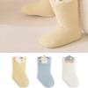 3 Pairs Winter Baby Socks Warm Thick Newborn Socks Cute Cartoon Loose Cuff Mid Tube Children Socks for Girls and Boys