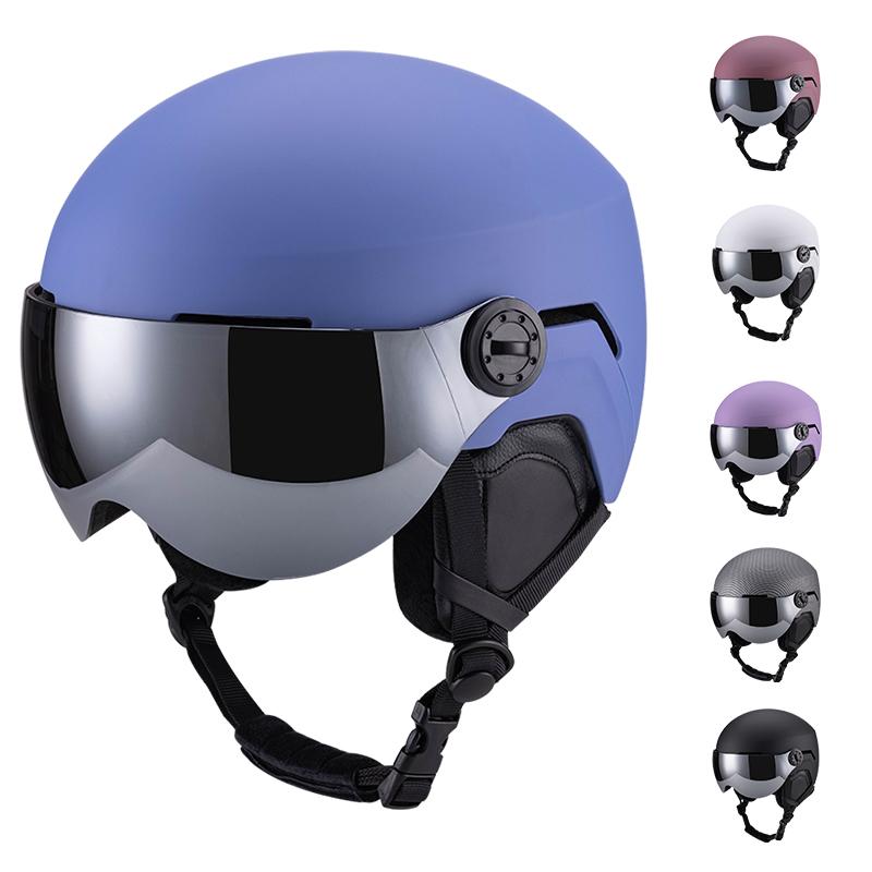 Professional Hot Selling CE CPSC Standard Ski Helmet With Goggles Adults Safety Snow Helmet Head Protection Snowboard Helmet