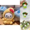 Очаровательный брелок-плюш Hello Kitty Брокколи Милые Овощи Кавайный Дизайн С Розовой Биркой