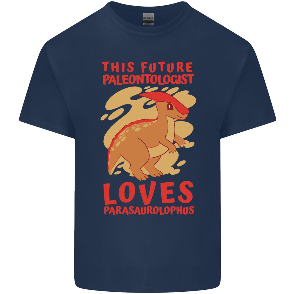 Dinosaur Palaeontologist Loves Parasaurolophus Unisexs Light Cotton TShirt