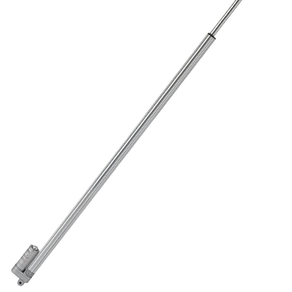 12V Linear Actuator, 1016mm Stroke IP65 Waterproof Linear Actuator, 3000N 5mm/s Motion Actuators with Mounting Bracket for Solar Trackers, Industrial