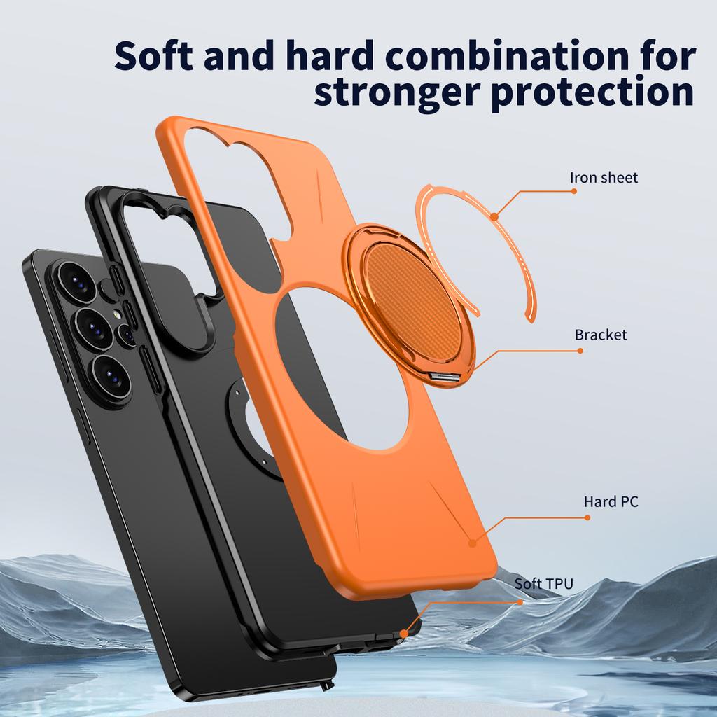Magnetic Ring Armor Shockproof Case for Samsung Galaxy S26 Ultra S26 Plus GalaxyS26 5G for Magsafe Wirelesss Charge Cover
