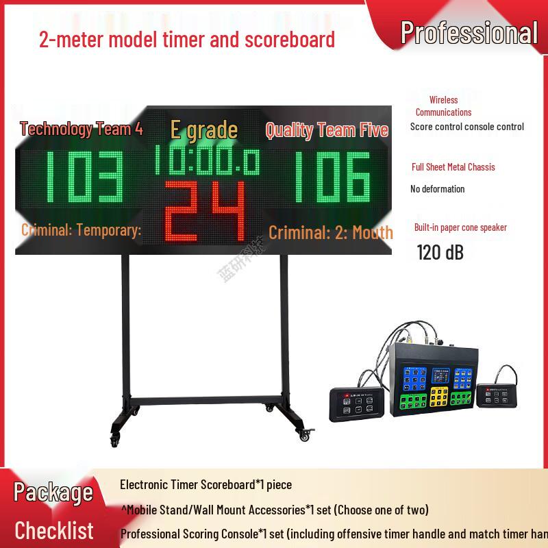 Longchan Electronic Basketball Scoreboard and Timer
