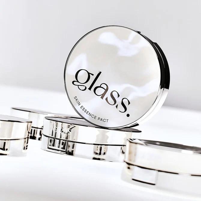 AGE20'S Glass Skin Essence Pact Glow 12.5g+ сменный набор, Увлажнение, Корейская косметика, Kbeauty, образец