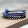 Noter Fashion 2Pcs Men Bracelet Set 2026 Handmade Sliding Adjustable Paracord Braslet Summer Jewelry Surfer Nautical Braclet