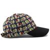 Бейсболка унисекс с твердым верхом и принтом