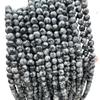 Jingde Jewelry Круглые бусины из снежного обсидиана для DIY аксессуаров и браслетов