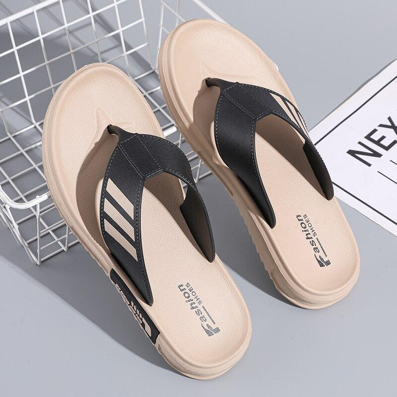 Fashion Outdoor Flip Flop Men Summer Beach Slippers Eva Soft Indoor Household Slippers Anti -Slip Cool Bathroom Shoes