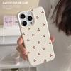 Для iPhone 17 16 15 14 13 12 11 Pro Max Чехол Милый Мультяшный Вишневый Рисунок Силиконовый Чехол Для Телефона Для iPhone 15 16 Plus Мягкие Fundas
