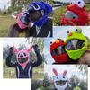 Motorcycle Helmet Cartoons Plush Helmet Protective Cover Helmet Full Face Covers for Outdoor Fun Christmas Personalized Helmets