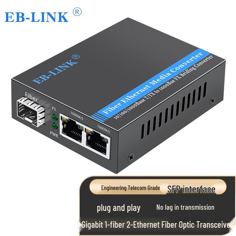 EB-LINK SFP/SFP+ Fiber Optic Transceivers & Media Converters