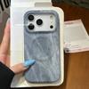 Чехол для iPhone 18 Pro Max Жесткий ПУ Текстура Ковбойской Ткани Защитная Задняя крышка Для Магнитной Беспроводной Зарядки Оболочка Телефона Funda