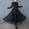 2025 Spring Summer Plus Size Women New Skirts Vintage Elastic Lace Hollow Skirts Loose High Waist
