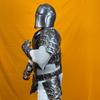 Dwarven Blackened Steel Armor Set Full-Body Knight Cuirass, Pauldrons, Bracers Greaves for LARP, Cosplay Collectors