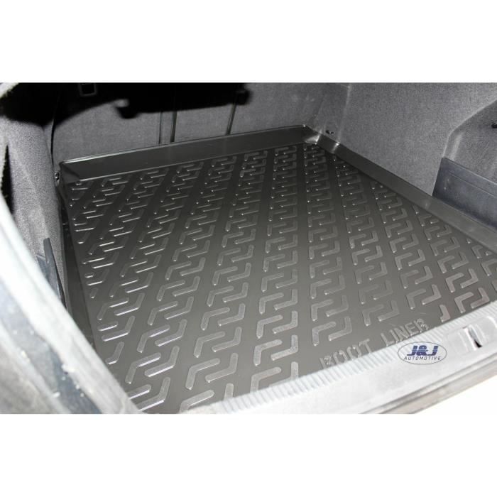 Tapis De Coffre Caoutchouc Premium - J&J AUTOMOTIVE - Volkswagen Passat B6 - Noir - Sur Mesure - Protection Eau