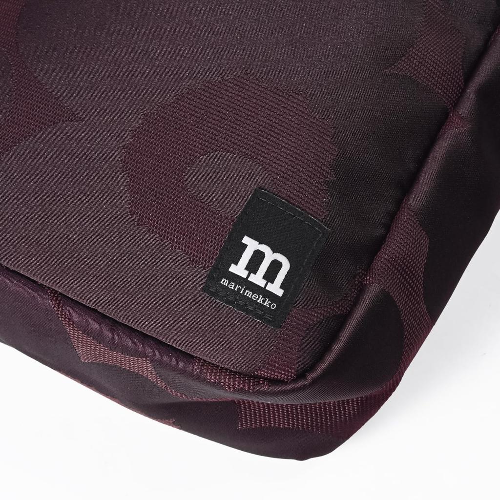 Shoulder Bag Camera Bag Crossbody Wear All Day Unikko Wine Red 95838 095838 440 Nordic Goods Nordic Design [Marimekko] Women's [Item]