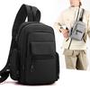 Men's Backpack and Chest Bag 2 In 1 Fashion Small Black Shoulder School Bag for Man Designer Waterproof Sports Travel Bag