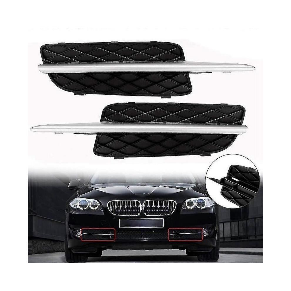 Car Front Bumper Lower Grille Cover & Chrome Trim For- X5 E70 X6 E71 2007-2010 51117159593/51117168