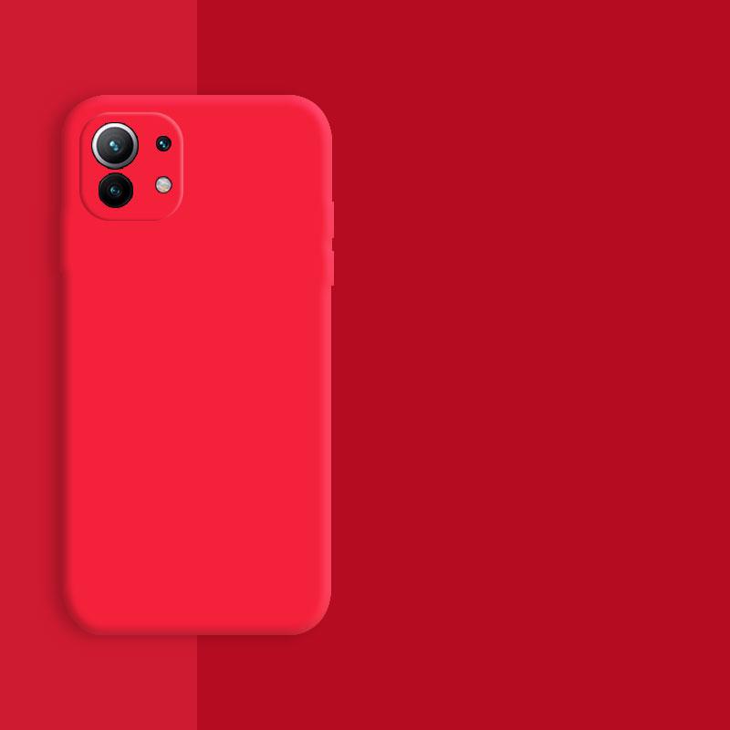 Ультратонкий противоударный силиконовый чехол для телефона Xiaomi Mi 11 lite Матовый чехол из ТПУ для Xiaomi Mi11 lite NE 5G Мягкий чехол
