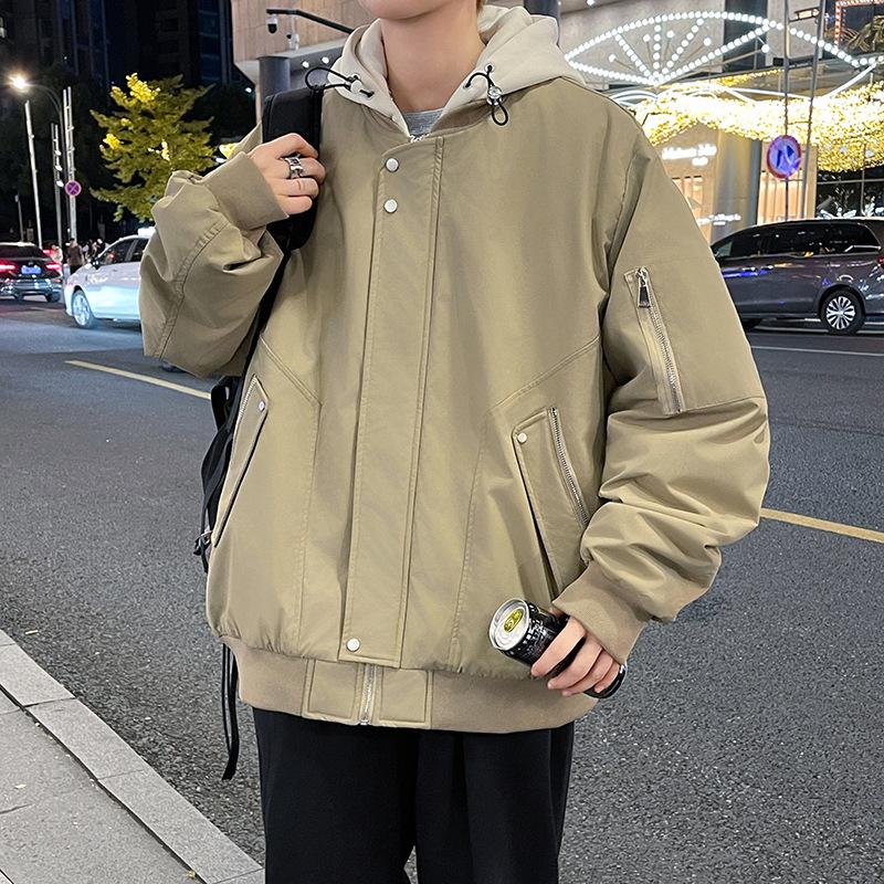 8XL Большая зимняя куртка для отдыха из двух частей, мужская повседневная куртка из хлопка с капюшоном