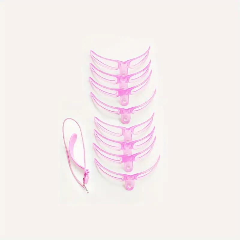 8 в 1 многоразовый трафарет для бровей, красивый макияж, штамп для бровей, шаблон, набор форм для бровей, инструменты для макияжа бровей