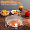 Microwave Splatter Cover Transparent Lid High Temp Resistance Splatter Cover BPA-Free Mosquito-Proof Food Protector Multifunctional Kitchen Tool