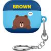 IColors Line Friends Ppaekkom AirPods 3 Slim Case, Коричневый 1