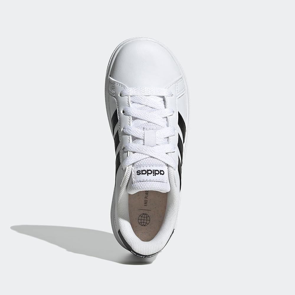 Adidas Kids Grand Court 2.0 Sneakers White/Core Black 17-22.5cm Footwear 20.5cm