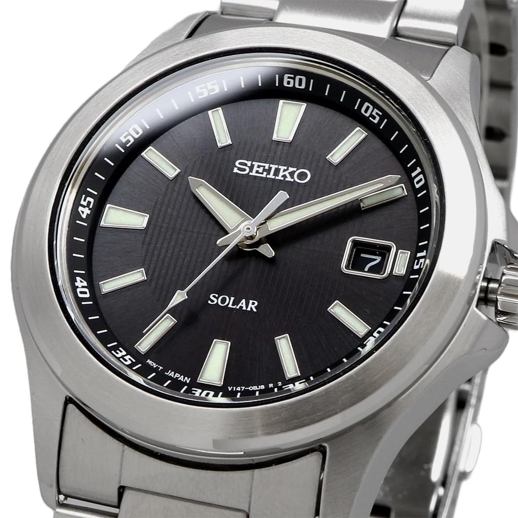 SEIKO Solar Quartz Watch SBPN067 Серебристо-черные [Seiko] Мужские []