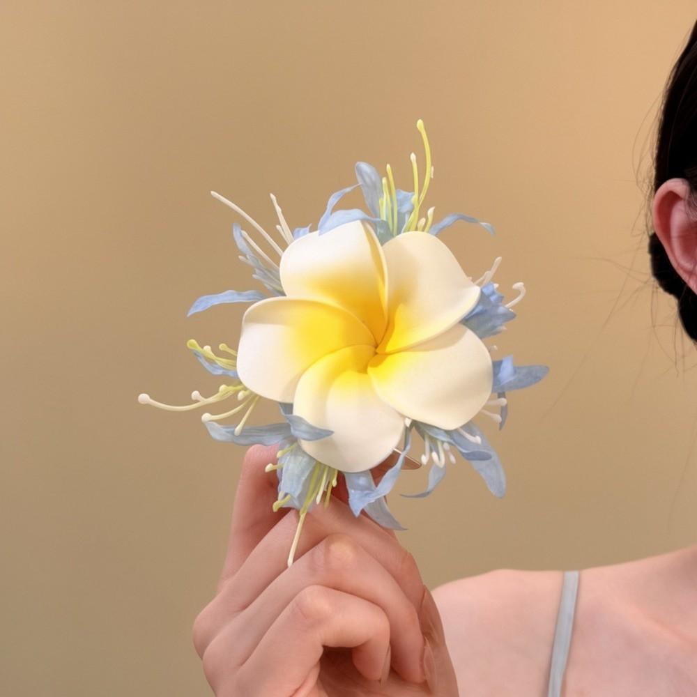 Vintage Water-Sprinkling Festival Hair Clip Fresh Floral Headwear Side Bangs