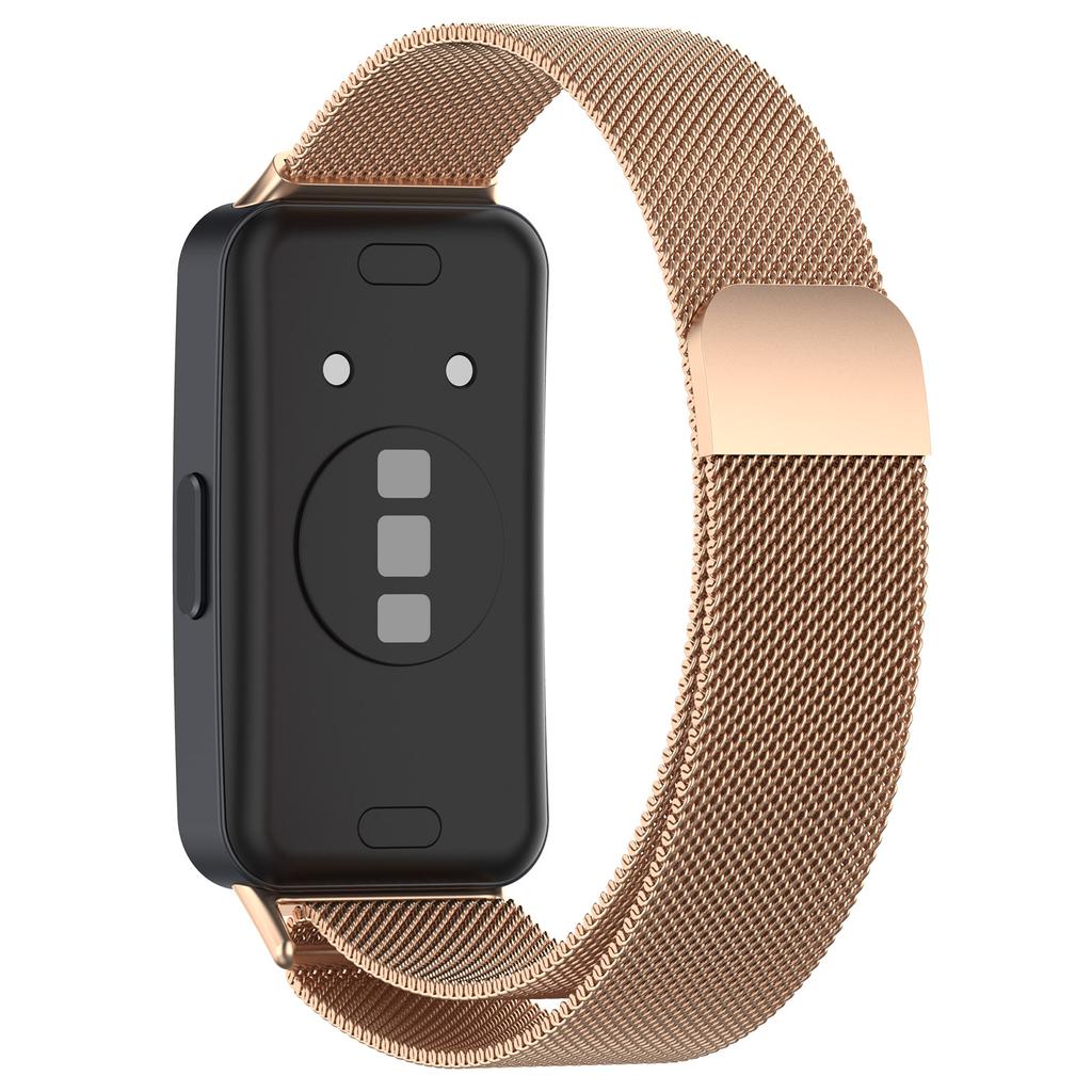 For Huawei Band 8/Band 8 NFC/Band 9/Band 9 NFC Replacement Wrist Band Metal Milanese Magnetic Watch Strap