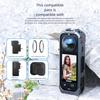 For Insta360 X5 Aluminum alloy Rabbit Cage Magnetic Base Metal Frame Case Shockproof Protective Expansion Case camera Accessory