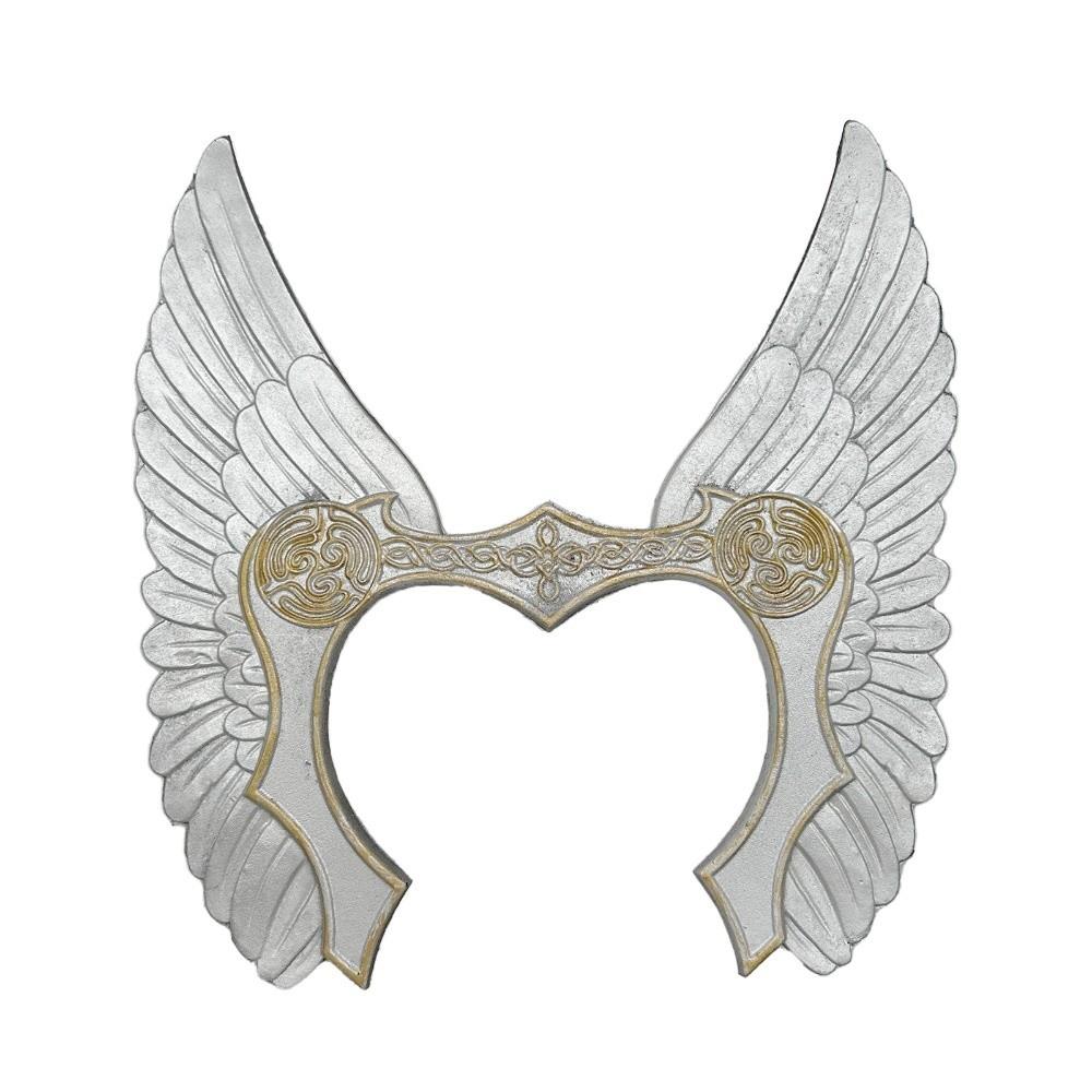 Antique Wing Medieval Headpiece Crown Warriour Masks Witch Cosplay Masks  Masquerade Costume