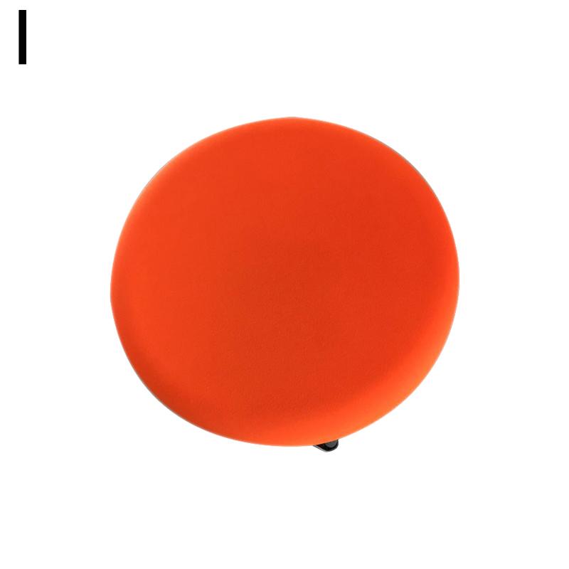 Однотонный моющийся эластичный чехол из спандекса с полиэстером на круглый табурет. 1 шт