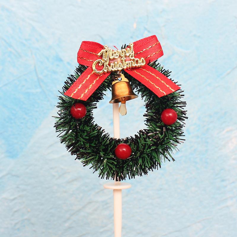 Рождественская елка гирлянда колокольчики 3D подарок праздничные атрибуты украшения украшения