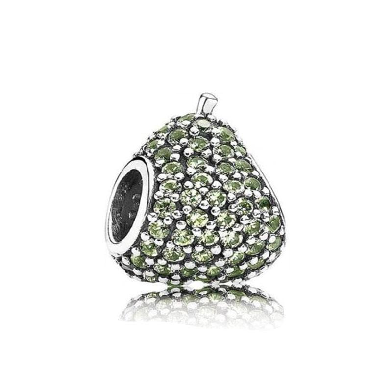 New Sparkling Bird Snake Pear Charm Bead For Girl Fit Original Fashion Bracelet Diy Jewelry Gift For Women