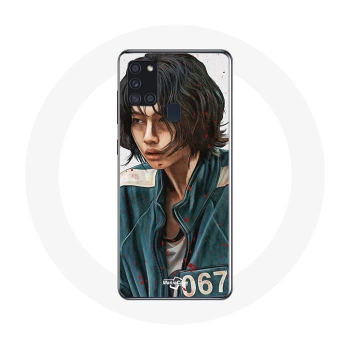 Case - Samsung - Galaxy A21S - Flexible - White - Squid Game Kang Sae Byeok 067