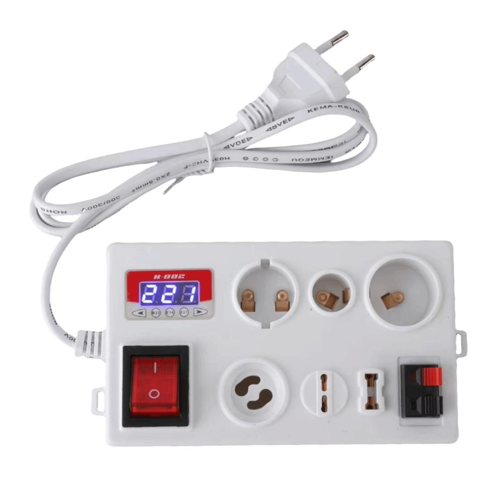 Accurate Measurement Lamp Tester Box Easy To Use Voltage Tester  Electric Power Test