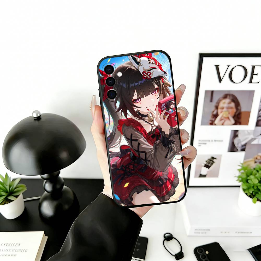 Чехол для телефона H-Honkai S-Star R-Rail для Samsung Galaxy A73, A72, A71, A70, A53, A52, A51, Мягкий силиконовый черный чехол