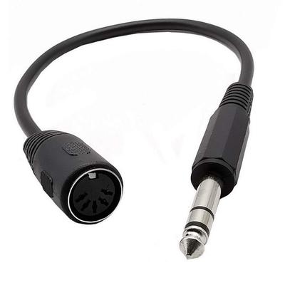 Кабель Rosebe MIDI DIN к гнезду для MIDI XLR микрофона Rosebe DIN к двойному штекеру для микрофона 30 см 5-контактный 5-контактный для клавиатур, Кабель, 6,35 мм Кабель,