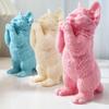 Big Size 22CM Standing Cat Candle Silicone Mold Animal Soy Wax Silicone Mould Cats Lover Home Decor Gift Dog Candle Mold
