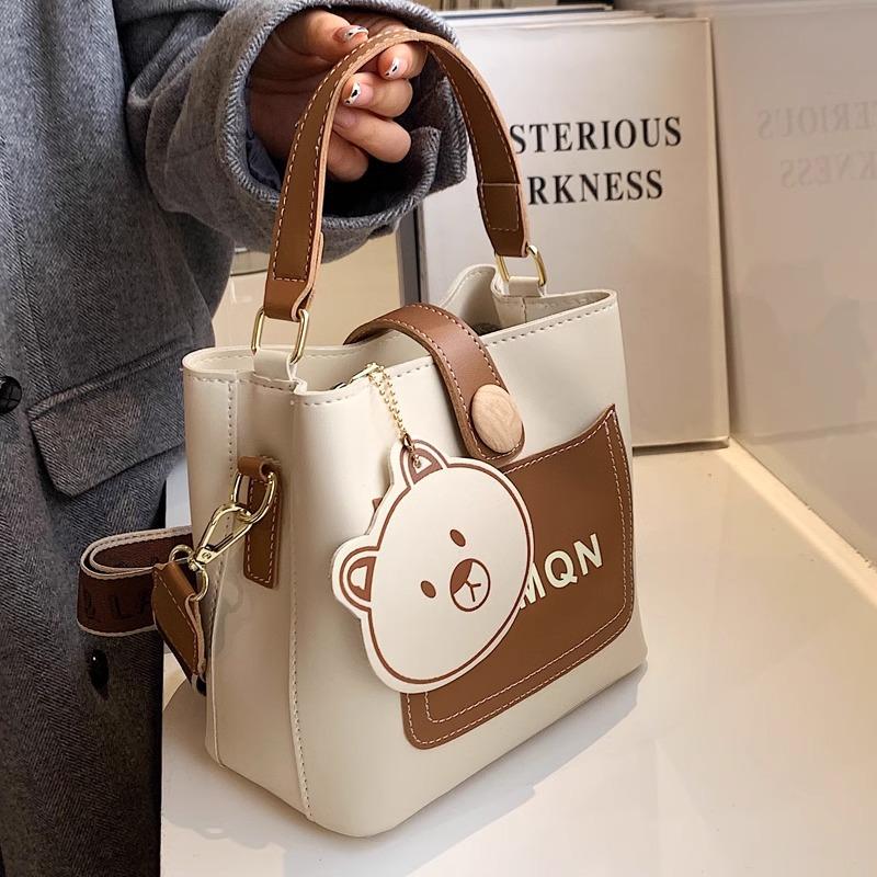 Customized Popular Small Bags, Women's 2025 New Trendy High-end Bucket Bags, Fashionable Handbags, Versatile Messenger Bags