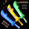 Crystal Grid Light-Up Toy Swords - Children's Musical Minecraft Theme