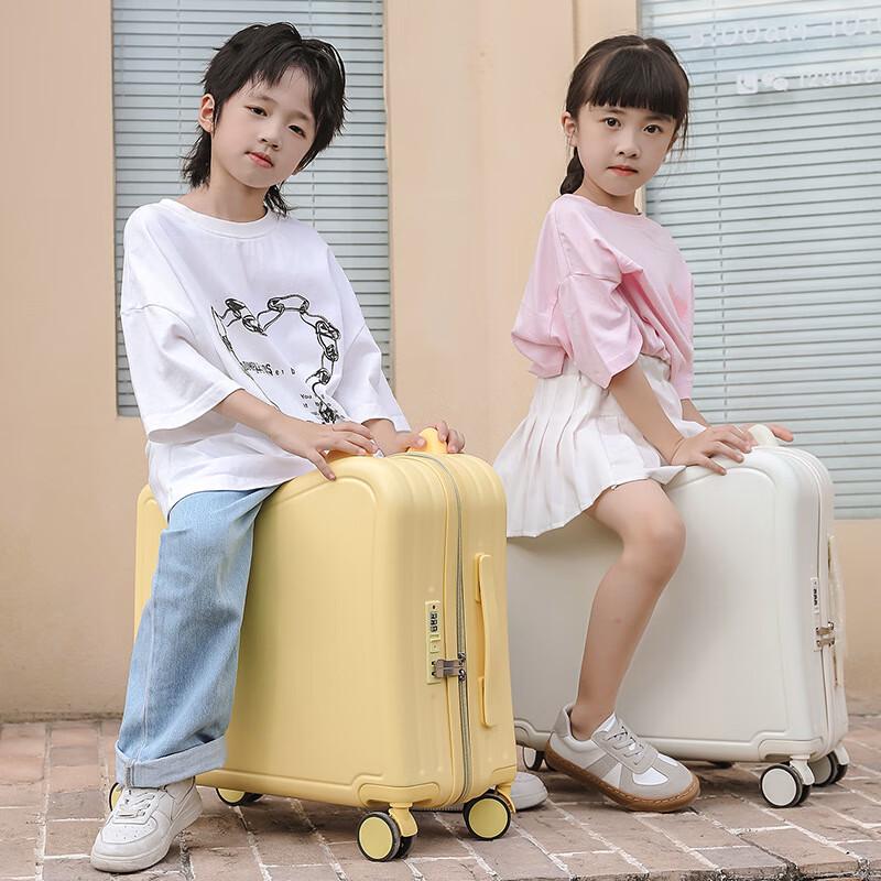 Kids Ride-On Travel Suitcase with Universal Wheels