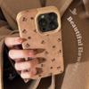 Vintage French Tiny Flower Case for iPhone 13 iPhone 15 iPhone 16 Pro Max